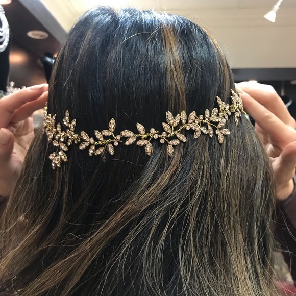 Gold Jewel Hair Piece